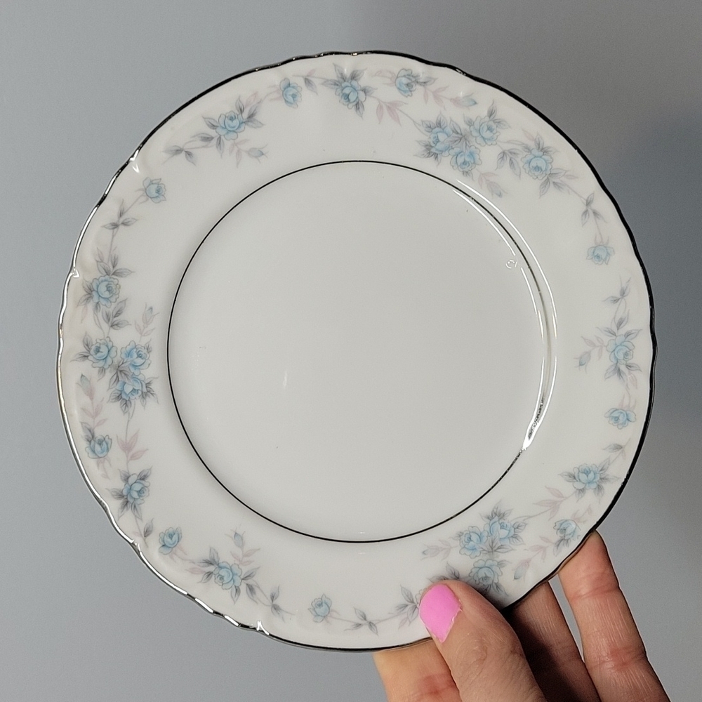 Norleans China Japan. First Love Set of 4 Bread & Butter Plates 6" Vintage